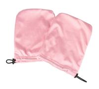 Artibetter de Guantes y Cubiertas para Pies de Algodón y Felpa Juego de 2 Pares en Color Rosa Que Mantiene la Cera Caliente y la Absorción de Humedad para de