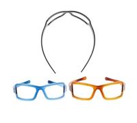 ARTIBETTER Diadema Creativa Lavado de Cara 3 Piezas Oxford Duradera Negra Azul y Marrón Oscura, Accesorio para Fijar el Cabello y Decoración para Mujer y Niña