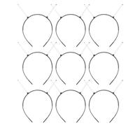 ARTIBETTER Diadema Semielaborada Resortes 9 Piezas de Plástico para Cabello Rizado Accesorios DIY para Diademas Navideñas Concierto Antideslizante para Manualidades