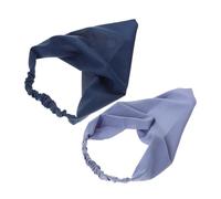 Artibetter Diademas Pañuelo Cabeza Triangulares 2piezas de Tela Cómoda y Versátil, Accesorios Pelo Mujer Vintage y Elegantes para Uso Diario