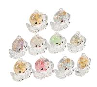 Artibetter Dijes de 10 Piezas 25X27Mm para Hacer Joyas Colgantes Decorativos Coloridos Accesorios de Joyería Hechos a Mano para Cumpleaños