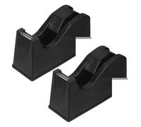 Artibetter Dispensador de Cinta Adhesiva Doble 2 Piezas para Oficina y Hogar con Base Antideslizante y Recambio Rápido para Rollos de 1 y 3