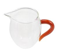 Artibetter Dispensador de Té Asa Lateral de Vidrio Transparente, Taza para Té Simple y Bien Diseñada, Adecuado para Beber Agua y Licores Hogar