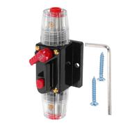 Artibetter Disyuntor y Portafusibles de Plástico 30a de Reinicio Manual Protección contra Sobrecargas para Sistemas Eléctricos Marinos y Audio de Coche para Uso en Múltiples Escenarios