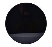 Artibetter Espejo De Obsidiana para Adivinación Redondo 7 Pulgadas Decoración Feng Shui Hogar Oficina Accesorio Místico 1Pc