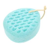 ARTIBETTER Esponja de Baño Exfoliante Espalda, Esponja Suave en Forma de Gota de Agua, Color Verde Manzana, 1 Pieza, Estropajo Reutilizable para Limpieza Corporal y Masaje en Ducha