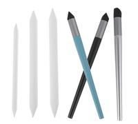 Artibetter Esponjas Portátiles Cabezal Suave Juego de 6 para Mezclar Pasteles al Óleo para Difuminar y Mezclar Colores en Bocetos y Suministros de Arte