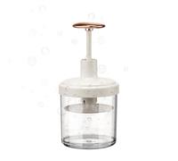 ARTIBETTER Espumador Facial Manual Compacto Gris Claro para Gel de Ducha y Limpiadora Facial, Taza de Espuma Plástica para Cuidado Piel y Uso en Baño