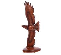 Artibetter Estatua de Águila de Resina Elegante para Escritorio Decoración de Oficina Figura Animal Decorativa Mediano Diseño Detallado Fácil de Limpiar Símbolo de Poder y Libertad