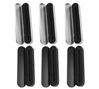 Artibetter Estuche Metálico Rectangular Forro Suave de Esponja para Lápices y Bolígrafos para Guardar 6 Piezas Práctico Estuche Adecuado para Mochila Escolar