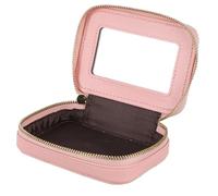 Artibetter Estuche Pequeño para Lápiz Labial con Espejo, Material Sintético Compacto y Anti-caída, Adecuado para Uso en Maquillaje y Viajes