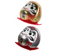 Artibetter Figuras Estilo Clásico de Cerámica Japonesas Tradicionales 2 Piezas Diseño Único y Exquisito para Interior del Coche y Hogar para Obsequio de Boda