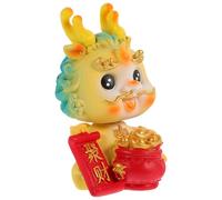 Artibetter Figurita Dragón Zodiacal Resina Antidesgaste Decoración Escritorio Hogar Jardín Año