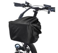 Artibetter Funda para Cesta de Bicicleta Eléctrica Delantera Negra | Lona Resistente al Agua, Diseño Portátil, Protector contra Lluvia, Accesorio para Bici