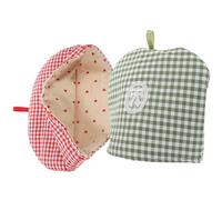 Artibetter Funda Protectora para Tetera de Algodón, Aislante y Reutilizable, Juego de 2 Piezas para Uso Doméstico, Diseño Cómodo Que Se Adapta al Tamaño Tetera