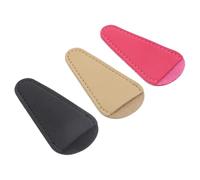 Artibetter Funda Protectora para Tijeras para Cortar el Pelo de PU, Estuche Portátil 3 Piezas, Accesorios de Barbería Simples Moda