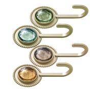 Artibetter Ganchos Adhesivos para Pared sin Taladro, 4 Unidades, Diseño sin Marcas, Resistentes y Compactos, Ideales para Cocina, Baño y Puerta, Colgador Multiusos para Llaves, Toallas