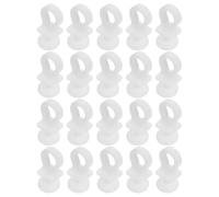 Artibetter Ganchos Deslizantes de Plástico para Riel de Cortina 100 Unidades Accesorios para Cortinas de Ducha Ventana y Puerta Rodillos Resistentes para Deslizamiento Suave