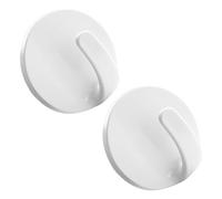 Artibetter Ganchos Magnéticos de Alta Resistencia Blancos Material Abs y Imán 2 Piezas Ideales para Organizar Toallas y Objetos para Refrigerador para Baño y Sala