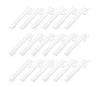 Artibetter Ganchos para Cortinas Plisadas Ajustables de Material Plástico Color Claro 9,5 Cm 60 Unidades Clips de Cortina Resistentes de Baño y Ventana Hogar