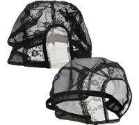 ARTIBETTER Gorras de Peluca Malla Elástica y Parte en U, 2 Unidades para Mujeres, Diseñadas para Uso Repetido y Eventos de Disfraces