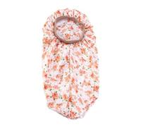 ARTIBETTER Gorro para Dormir Largo de Satén Naranja, Protector del Cabello para Mujer, Accesorio Elástico para Envolver la Cabeza y Mantener Peinados Durante la Noche, Talla Única Ajustable