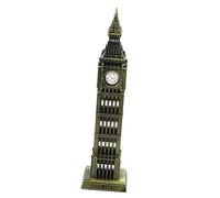 Artibetter Gran Modelo Maqueta Arquitectónica del Big Estatuas De Maqueta Metalica del Big Decoración De Reloj De Mesa Resina Edificio Aleación Torre 3D Inglaterra