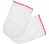 Artibetter Guantes de Parafina para Manos de Tela Aterciopelada Aislantes Térmicos Talla Única Ideales para Manicura Spa Cera Caliente Reutilizables y Lavables