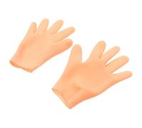 ARTIBETTER Guantes Hidratantes Impermeables Cuidado de Manos Secas, Guantes de Spa Blanqueadores y Antiarrugas, Talla Única Color Beige, Mascarilla Cosmética para Manos Suaves y Exfoliadas,