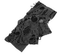 Artibetter Guantes sin Dedos de Poliéster para Mujer Estilo Punk y Grunge, Suaves y Cómodos, Ideales para Fiestas de Halloween y Actuaciones en Escenario