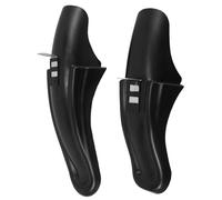 Artibetter Guardabarros para Bicicleta Negro de Plástico, Delantero y | Bloqueo de Salpicaduras de Agua, Protección Duradera, Herrajes de Montaje, para Bici y Eléctrica