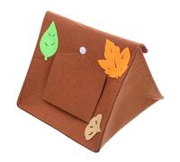 Artibetter Guinea Pig Hideout Warm Tent Small Animal Nest For Hamster and Bird Portable Foldable Pet Shelter For Travel Easy-Clean Cozy Triangle House