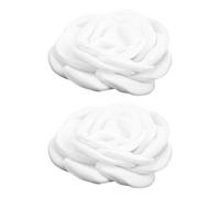 Artibetter Hebillas para Zapatos de Tela Flores de Color Claro de 6 Cm, Clip Decorativo para Zapatos Diy, Accesorios para Bodas y Fiestas, Par de Clips Elegantes para Decoración de Calzado