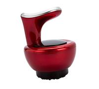 Artibetter Herramienta de Terapia de Ventosas con Masajeador de Desguace Gua Sha Eléctrico Dispositivo de Masaje Gua Sha de Terapia Física de Mano (Succión Grande de 6 Engranajes Rojos)
