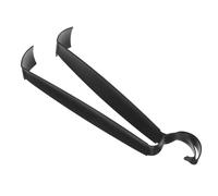 Artibetter Herramienta Diseño de Doble Cabeza y Estructura de Anillo 2 Piezas para Esculpir Arcilla de Hierro Negro para Reducir Fatiga en Modelado de Cerámica