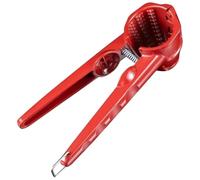 Artibetter Herramienta para Abrir Nueces de Aluminio, Rojo Fácil de Almacenar, Abridor Práctico para Nueces y Cangrejos Hogar