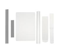 Artibetter Herramientas para Esculpir Arcilla Rodillo Acrílico, Raspadores de Acero Inoxidable, Tablero de Respaldo Acrílico, para Modelar y Moldear Cerámica y Manualidades