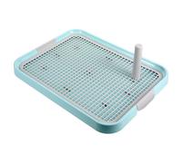 Artibetter Inodoro de Plástico para Perros Rejilla, Bandeja de Baño Engrosada, Tamaño Mediano, Interior para Entrenamiento en Casa, Apto para Cachorros y Perros Pequeños
