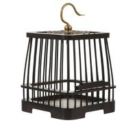 Artibetter Jaula de Madera para Grillos Mini Tapa de Loto Forma Trapezoidal Material Natural Pulido Caja para Observación y Estudio de Insectos Uso Educativo para Duradera y Segura