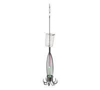 Artibetter Jaula Trampa para Pesca de Hierro Ligera y Fácil de Usar en Color Plata Adecuado para Aparejos y Cebos en Actividades de Pesca Deportiva