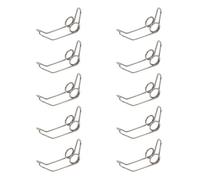 Artibetter Juego de 10 Resortes de Válvula para Llave Watergate y Trompa, Accesorios de Hierro Resistentes y Portátiles para Músicos