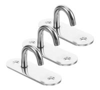 ARTIBETTER Juego de Anclajes de Pared en Acero Inoxidable para Bandas de Resistencia Gancho Resistente Montaje Duradero para Gimnasio y Yoga para Techo y Entrenamiento