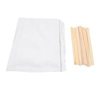 Artibetter Juego de Herramientas para Arcilla Cerámica y Madera, Kit de Herramientas de Cerámica, Varilla Guía para Arcilla, Rodillo Guía de Profundidad, Madera y Lino, Alfombrilla