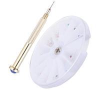 Artibetter Juego de Perforación para Uñas con 24 Colgantes de Aleación y Taladro Manual Compacto para Decoración de Uñas Herramienta Portátil para Arte y Creación de Colgantes Adecuado