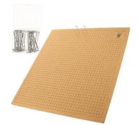 Artibetter Juego de Tablero de Corcho para Macramé con Rejilla y Alfileres 1 Durable y Portátil para Proyectos de Manualidades de Pulseras y Decoraciones