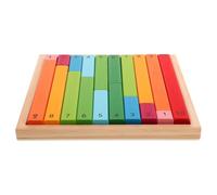 ARTIBETTER Juego de Varillas Decimales de Madera Montessori Coloridas para Enseñanza Matemática, Material Didáctico Educativo Centros de Educación Temprana, Manipulativos Matemáticos