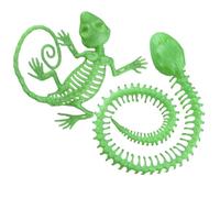 Artibetter Juguete de Serpiente de Plástico Luminosa para Halloween, Accesorio Decorativo Seguro y Brillante Adecuado para Fiestas y Cajas de Premios