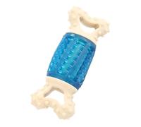 Artibetter Juguete Masticable Reduce el Aburrimiento Azul para Perros Forma de Hueso de Plástico Resistente y Previene Comportamientos Destructivos el Juego y Masticado