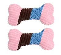 Artibetter Juguete para Mascotas de Peluche para Morder Sonido, Hecho de Terylene y Algodón PP, Set de 2 Piezas para Estimular la Curiosidad y Atraer la Atención de Perros y Color Aleatorio