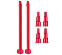 Artibetter Kit 2 Boquillas de Antorcha Pequeñas para Soldadura, Adaptador de Válvula de Lata de Gas Abs Resistente, Recambio Compacto para Recarga de Combustible en Camping y Talleres